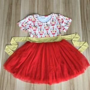 Princess Belle beauty and the beast tutu dress